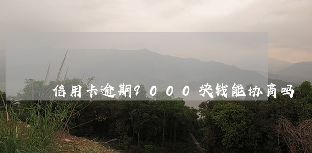 信用卡逾期9000块钱能协商吗
