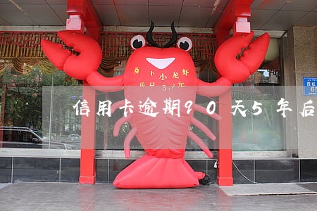 信用卡逾期90天5年后
