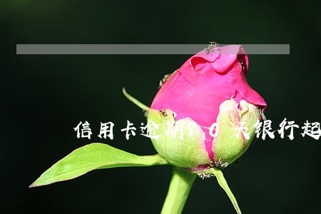 信用卡逾期90天银行起诉么 信用卡逾期90天银行起诉么
