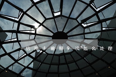 信用卡逾期9次怎么处理