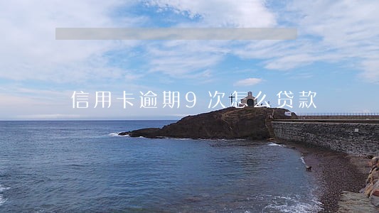 信用卡逾期9次怎么贷款 信用卡逾期9次怎么贷款