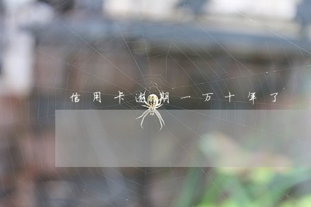 信用卡逾期一万十年了 信用卡逾期一万十年了