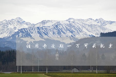信用卡逾期一万可买机票吗