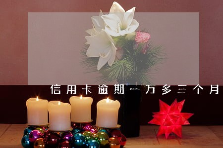 信用卡逾期一万多三个月 信用卡逾期一万多三个月