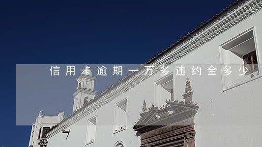 信用卡逾期一万多违约金多少 信用卡逾期一万多违约金多少