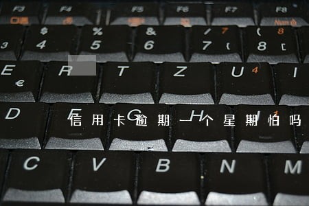 信用卡逾期一个星期怕吗