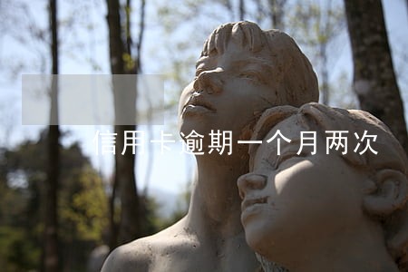 信用卡逾期一个月两次 信用卡逾期一个月两次