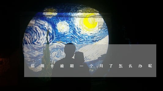 信用卡逾期一个月了怎么办呢