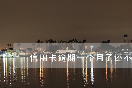 信用卡逾期一个月了还不上征信 信用卡逾期一个月了还不上征信