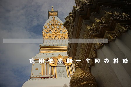信用卡逾期一个月办其他卡 信用卡逾期一个月办其他卡
