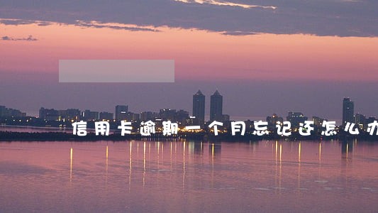信用卡逾期一个月忘记还怎么办 信用卡逾期一个月忘记还怎么办