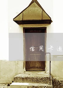 信用卡逾期一个月承担啥刑事责任