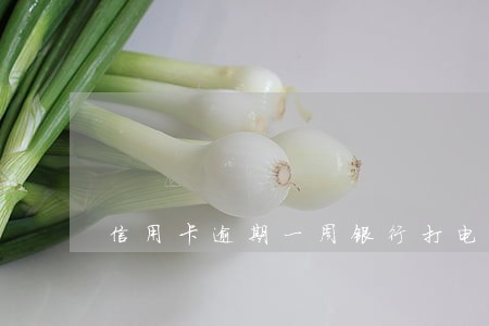 信用卡逾期一周银行打电话 信用卡逾期一周银行打电话