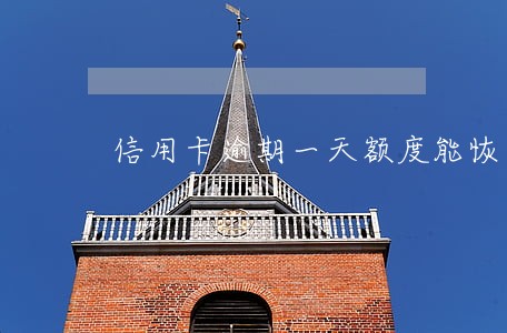 信用卡逾期一天额度能恢复吗 信用卡逾期一天额度能恢复吗