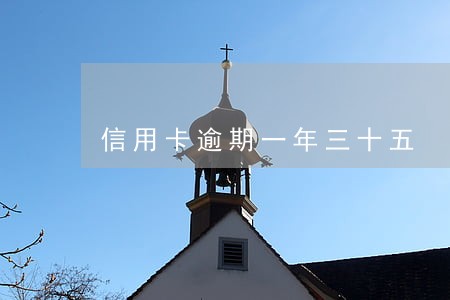 信用卡逾期一年三十五 信用卡逾期一年三十五