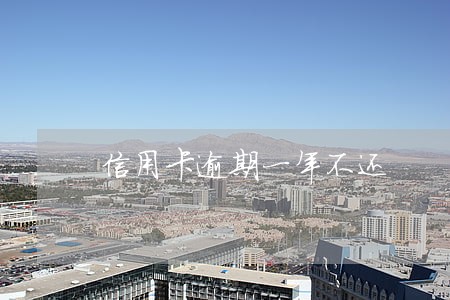 信用卡逾期一年不还 信用卡逾期一年不还