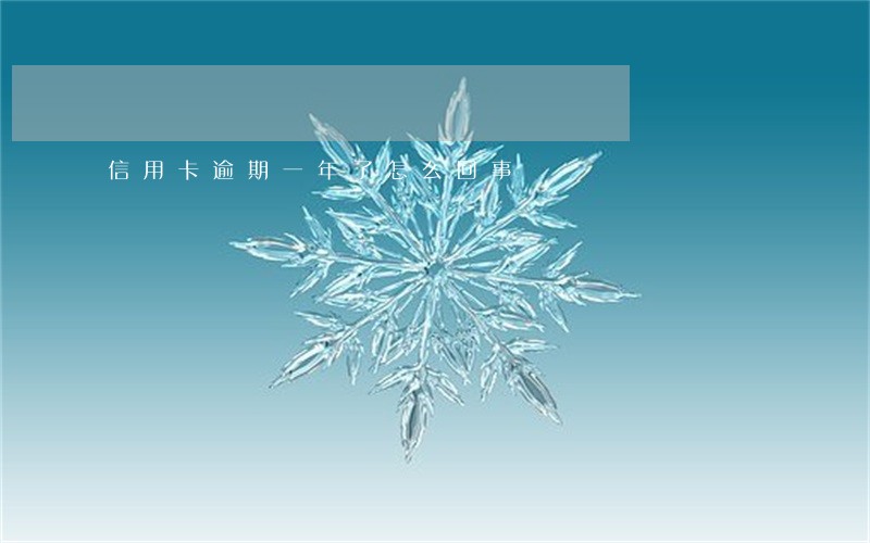 信用卡逾期一年了怎么回事 信用卡逾期一年了怎么回事