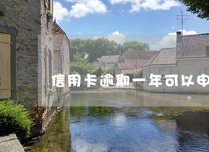 信用卡逾期一年可以申请分期 信用卡逾期一年可以申请分期