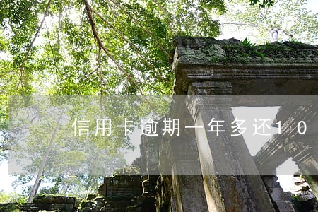 信用卡逾期一年多还100