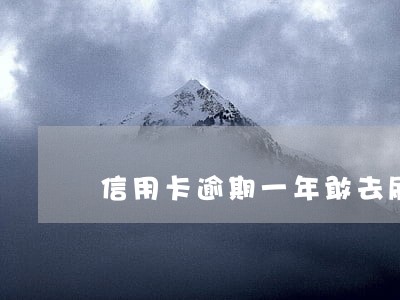 信用卡逾期一年敢去刷征信吗 信用卡逾期一年敢去刷征信吗