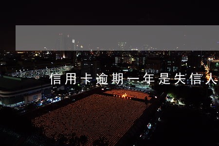 信用卡逾期一年是失信人么 信用卡逾期一年是失信人么