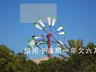 信用卡逾期一年欠六万 信用卡逾期一年欠六万