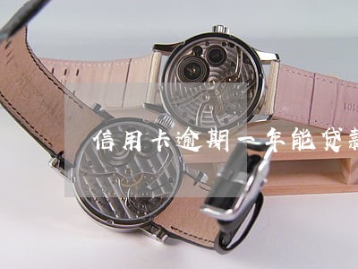 信用卡逾期一年能贷款买车吗 信用卡逾期一年能贷款买车吗