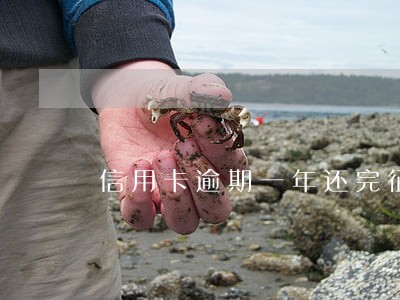 信用卡逾期一年还完征信多久恢复 信用卡逾期一年还完征信多久恢复