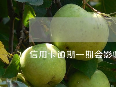 信用卡逾期一期会影响买车吗 信用卡逾期一期会影响买车吗