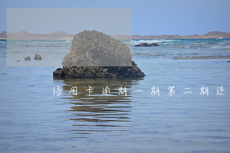 信用卡逾期一期第二期还最低 信用卡逾期一期第二期还最低