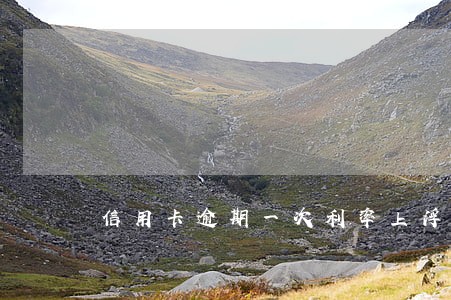 信用卡逾期一次利率上浮多少