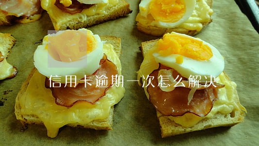 信用卡逾期一次怎么解决