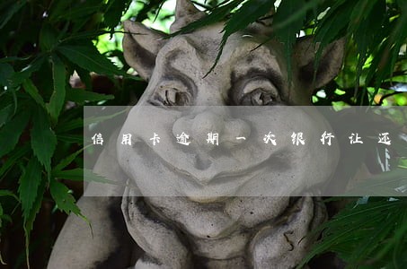 信用卡逾期一次银行让还全款 信用卡逾期一次银行让还全款