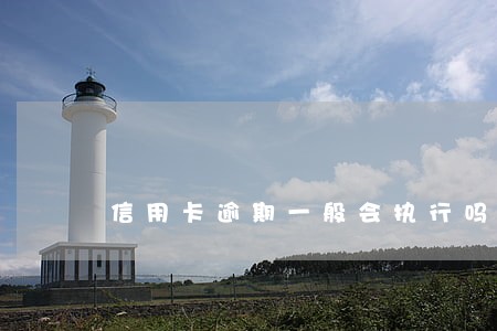 信用卡逾期一般会执行吗