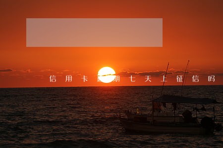 信用卡逾期七天上征信吗 信用卡逾期七天上征信吗