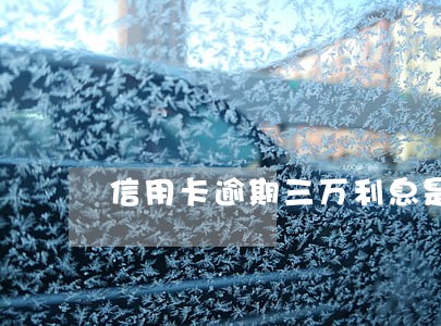 信用卡逾期三万利息是多少