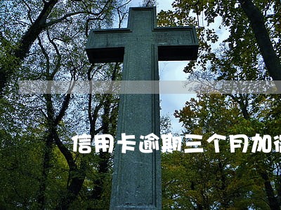信用卡逾期三个月加微信 信用卡逾期三个月加微信