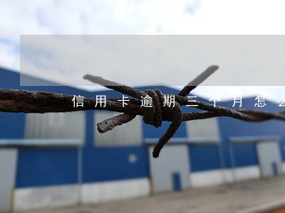 信用卡逾期三个月怎么付款 信用卡逾期三个月怎么付款