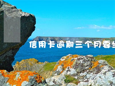 信用卡逾期三个月要坐牢吗 信用卡逾期三个月要坐牢吗