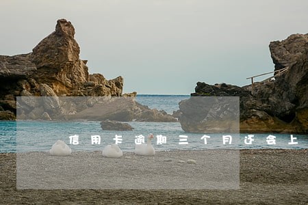 信用卡逾期三个月还会上征信吗
