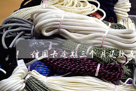 信用卡逾期三个月还款是本金吗