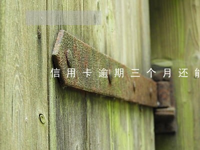 信用卡逾期三个月还能协商嘛 信用卡逾期三个月还能协商嘛