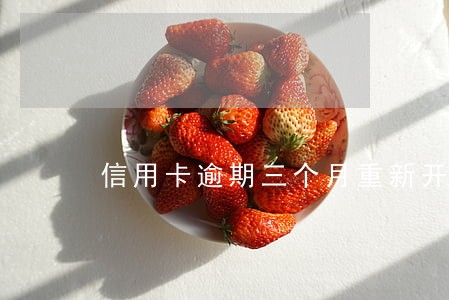 信用卡逾期三个月重新开户 信用卡逾期三个月重新开户