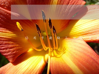 信用卡逾期三四天还能用吗 信用卡逾期三四天还能用吗