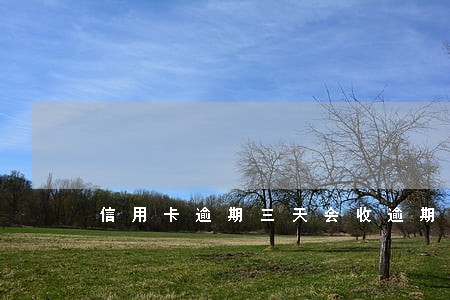 信用卡逾期三天会收逾期费吗 信用卡逾期三天会收逾期费吗