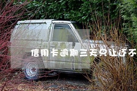 信用卡逾期三天只让还不让借
