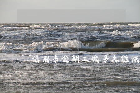 信用卡逾期三次多久能恢复 信用卡逾期三次多久能恢复