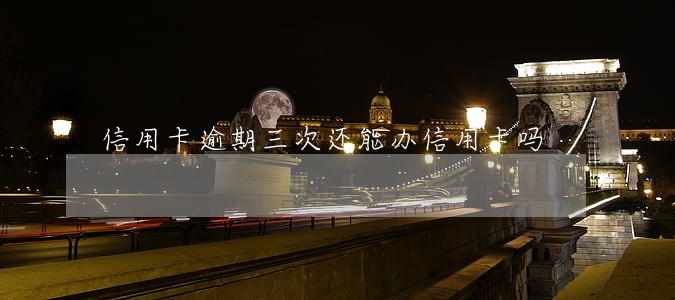 信用卡逾期三次还能办信用卡吗 信用卡逾期三次还能办信用卡吗