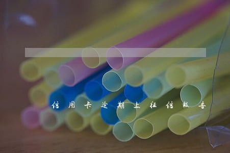 信用卡逾期上征信报告 信用卡逾期上征信报告