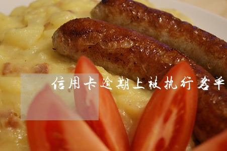 信用卡逾期上被执行名单
